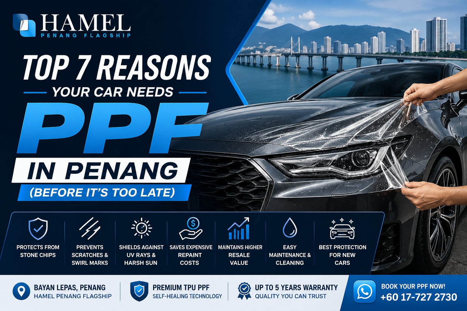 Top 7 Reasons Your Car Needs PPF in Penang (Before It’s Too Late)