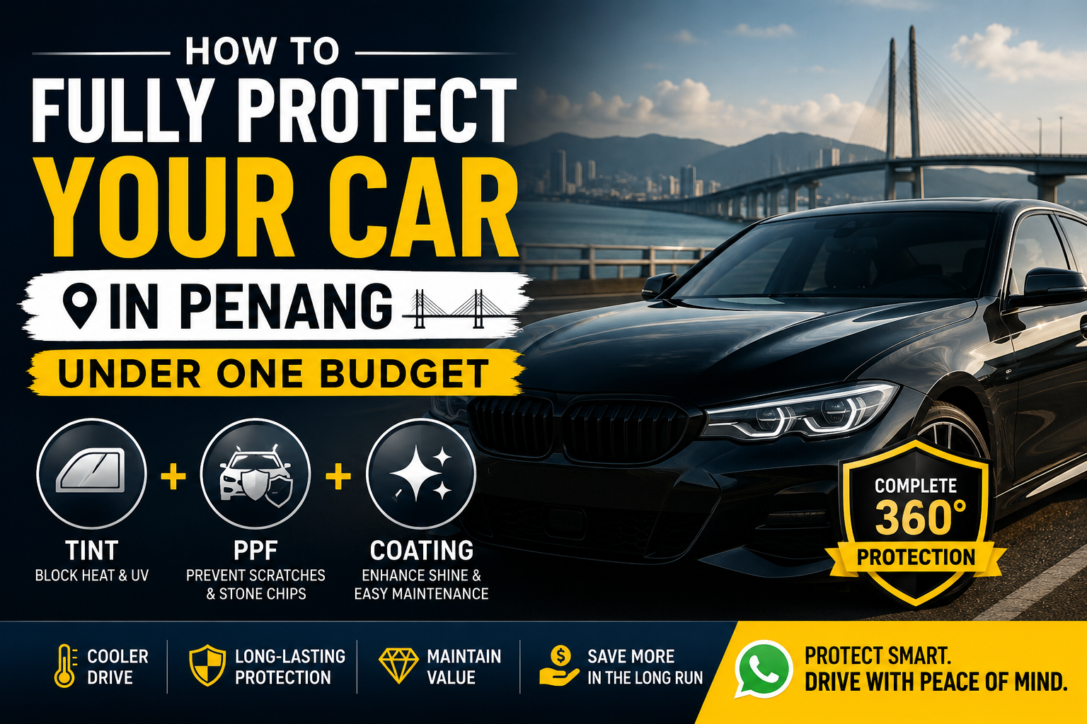 How to Fully Protect Your Car in Penang Under One Budget
